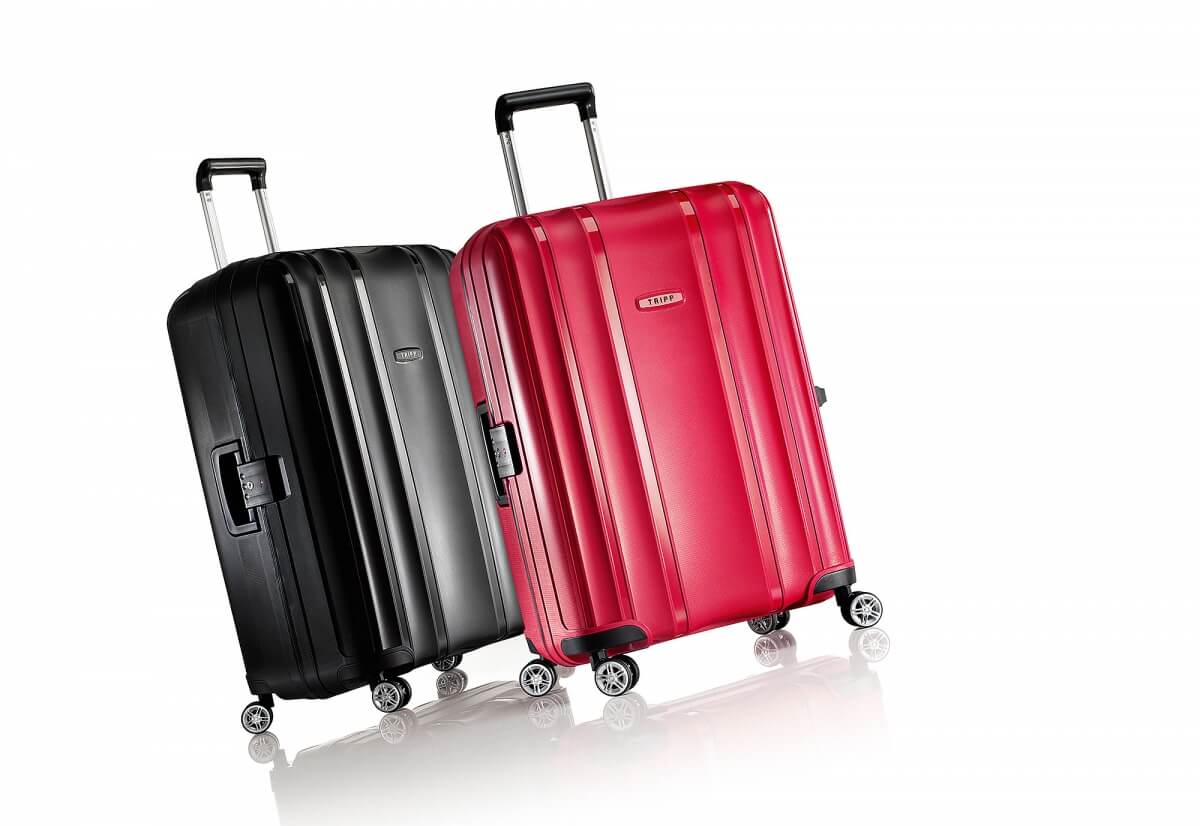 Black and Red Suitcases