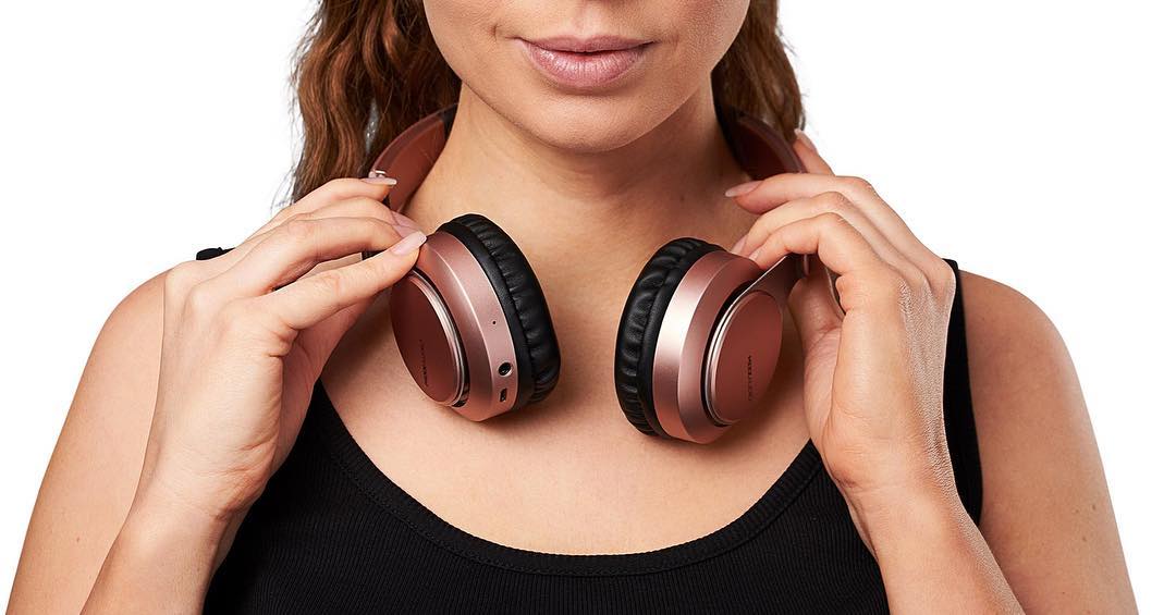 Rose Gold Headphones